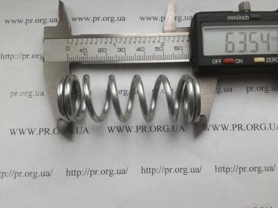 Пружина стиснення 3 х 23 х 63,5 (Артикул: S3668)