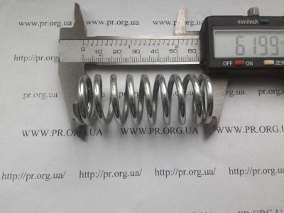 Пружина стиснення 3 х 24,7 х 62 (Артикул: S3669)