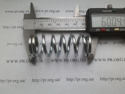 Пружина стиснення 3 х 24,7 х 60 (Артикул: S3670)