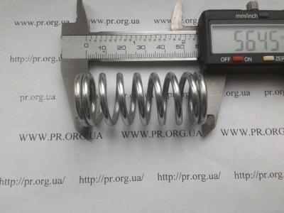 Пружина стиснення 3 х 24,8 х 56,5 (Артикул: S3671)