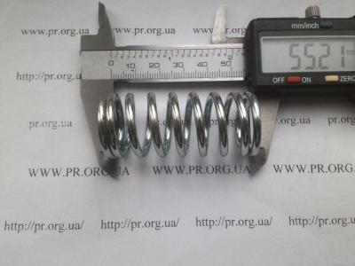 Пружина стиснення 3 х 24,8 х 55 (Артикул: S3672)