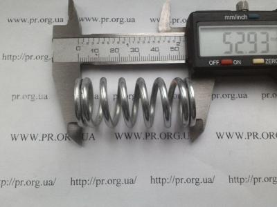 Пружина сжатия 3 х 23 х 53 (Артикул: S3675)