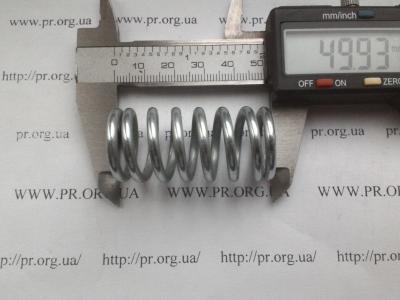 Пружина сжатия 3 х 23 х 50 (Артикул: S3676)