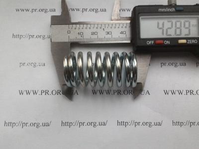 Пружина стиснення 3 х 23 х 43 (Артикул: S3679)