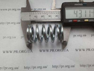 Пружина сжатия 3 х 23,8 х 43 (Артикул: S3684)
