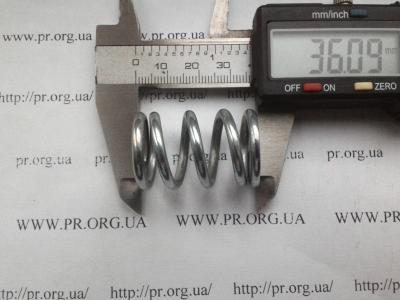 Пружина сжатия 3 х 23 х 36 (Артикул: S3686)