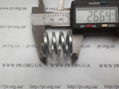 Пружина стиснення 3 х 24 х 26,5 (Артикул: S3689)