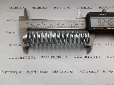 Пружина сжатия 3 х 22 х 92,5 (Артикул: S3691)