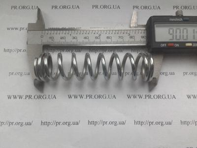 Пружина сжатия 3 х 22,5 х 90 (Артикул: S3694)