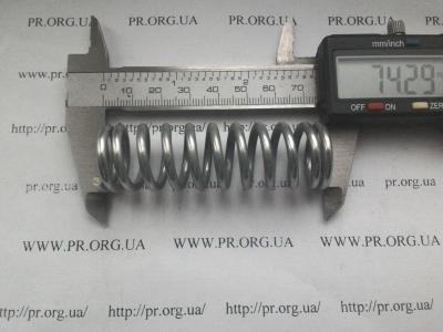 Пружина сжатия 3 х 22 х 74 (Артикул: S3698)