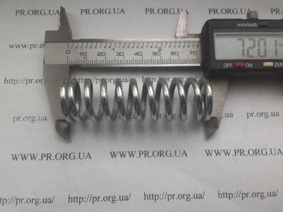 Пружина сжатия 3 х 22 х 72 (Артикул: S3700)