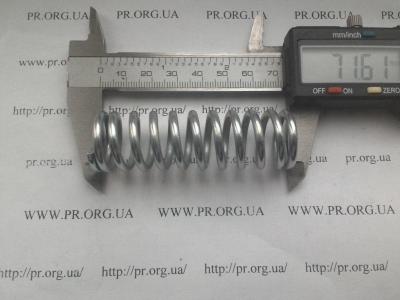 Пружина стиснення 3 х 22 х 71,5 (Артикул: S3701)