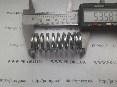 Пружина стиснення 3 х 22,5 х 53,5 (Артикул: S3706)