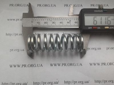 Пружина сжатия 3 х 22,4 х 61 (Артикул: S3708)