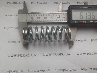 Пружина сжатия 3 х 22,2 х 61,3 (Артикул: S3709)
