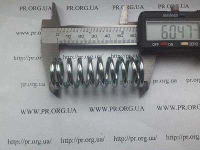 Пружина стиснення 3 х 22,2 х 60,5 (Артикул: S3710)