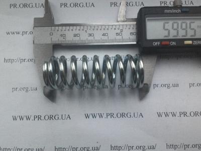 Пружина стиснення 3 х 22,2 х 60 (Артикул: S3711)