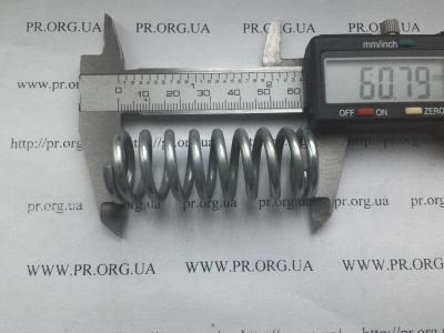 Пружина стиснення 3 х 22,2 х 60,7 (Артикул: S3713)