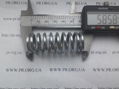 Пружина стиснення 3 х 22 х 58,5 (Артикул: S3714)