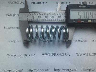 Пружина сжатия 3 х 22 х 57 (Артикул: S3715)