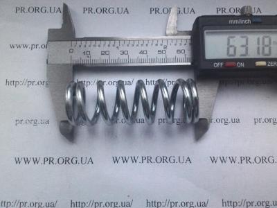 Пружина сжатия 3 х 22 х 63 (Артикул: S3717)