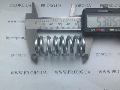 Пружина стиснення 3 х 22,5 х 53 (Артикул: S3719)