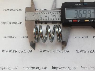 Пружина сжатия 3 х 22,6 х 37 (Артикул: S3721)