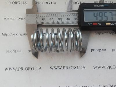 Пружина сжатия 2,5 х 25 х 49,5 (Артикул: S3734)