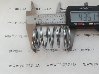 Пружина сжатия 2,5 х 28,5 х 43,5 (Артикул: S3738)