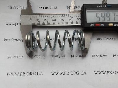 Пружина сжатия 2,5 х 23 х 60 (Артикул: S3753)
