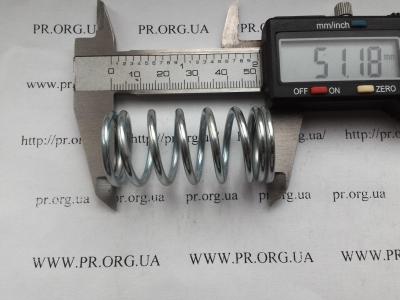 Пружина сжатия 2,5 х 24 х 51 (Артикул: S3754)