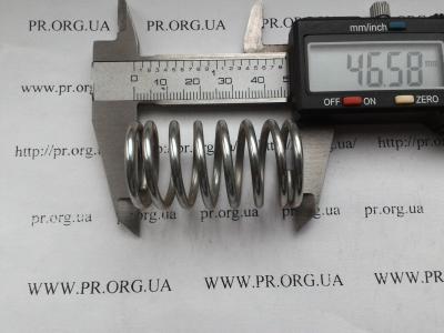 Пружина стиснення 2,5 х 24,8 х 46,5 (Артикул: S3757)