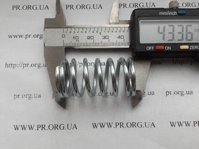 Пружина стиснення 2,5 х 23,7 х 43 (Артикул: S3768)