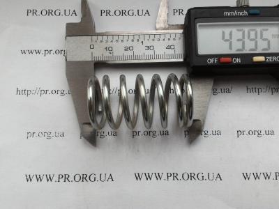 Пружина стиснення 2,5 х 23,6 х 44 (Артикул: S3774)