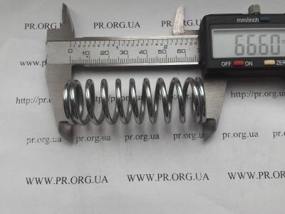 Пружина сжатия 2,5 х 22 х 66,5 (Артикул: S3780)