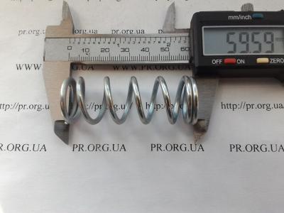 Пружина сжатия 2,5 х 21,6 х 59,5 (Артикул: S3791)