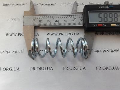 Пружина сжатия 2,5 х 21,6 х 59 (Артикул: S3792)