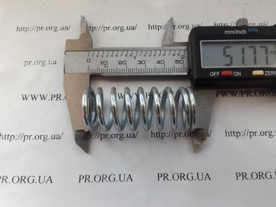 Пружина стиснення 2,5 х 21,2 х 51,7 (Артикул: S3794)