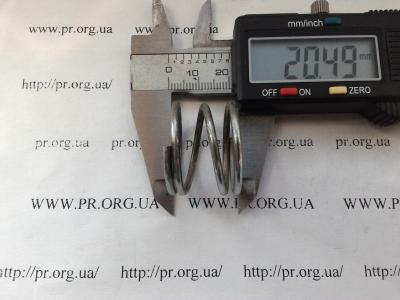 Пружина сжатия 2,2 х 27,6 х 20,5 (Артикул: S3804)