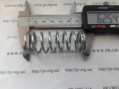 Пружина сжатия 2,2 х 23,8 х 62,5 (Артикул: S3806)