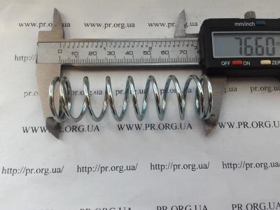 Пружина сжатия 2,2 х 23 х 76,5 (Артикул: S3812)