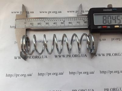 Пружина сжатия 2,2 х 23,7 х 80,5 (Артикул: S3819)