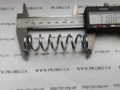 Пружина сжатия 2,2 х 20,4 х 71,8 (Артикул: S3834)