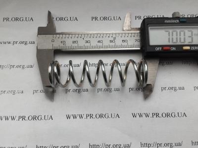 Пружина сжатия 2,2 х 20,5 х 70 (Артикул: S3835)