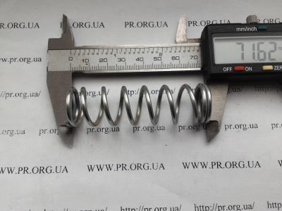 Пружина сжатия 2,2 х 20,6 х 71,5 (Артикул: S3836)