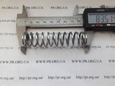 Пружина стиснення 2 х 20 х 83,5 (Артикул: S3865)