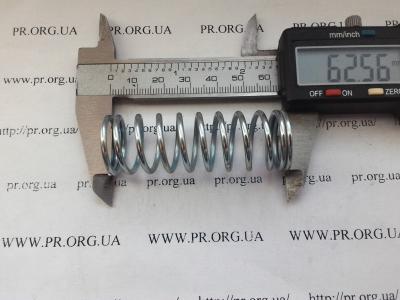 Пружина сжатия 2 х 21 х 62,5 (Артикул: S3867)