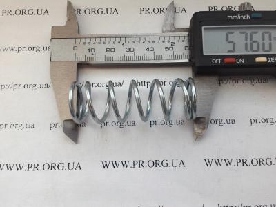 Пружина сжатия 2 х 20 х 57,5 (Артикул: S3872)