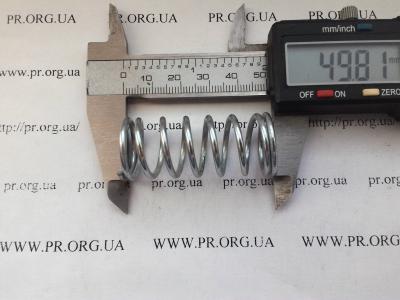 Пружина стиснення 2 х 20,2 х 50 (Артикул: S3875)