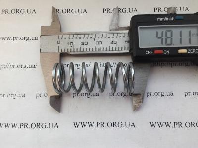 Пружина сжатия 2 х 20 х 48 (Артикул: S3878)
